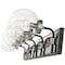 Z-Lite Parsons 5 Light Vanity, Matte Black & Clear 477-5V-MB-BN - alternate 2